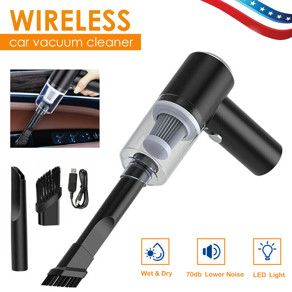 This Cordless Handheld Rechargeable Vacuum Cleaner has plenty of power to clean up those hard messes. Perfect for indoors and out, to clean your car and vacuum in the cracks for a deep clean feel. Easy to use and rechargeable, so no cord to hassle with, as you can use this anywhere