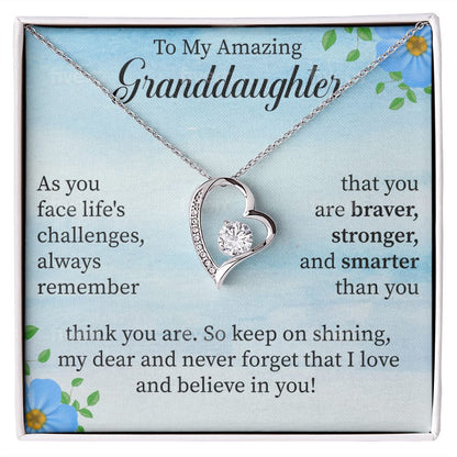 Granddaughter Forever Love Necklace