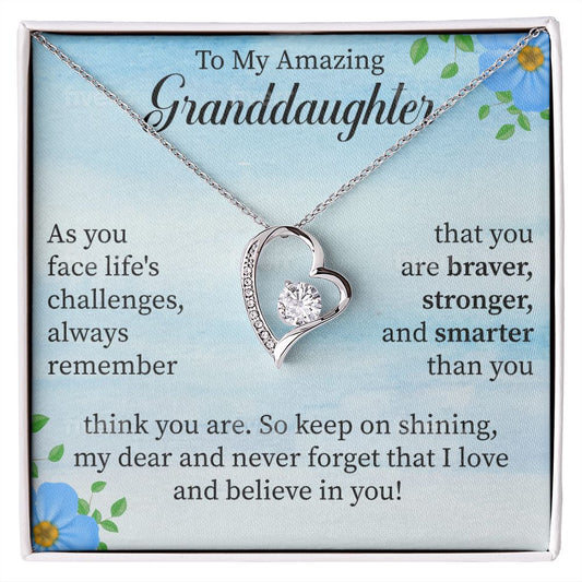 Granddaughter Forever Love Necklace