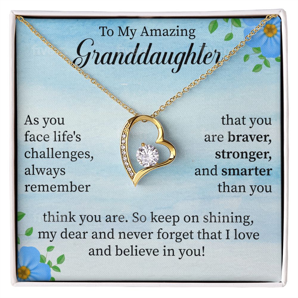 Granddaughter Forever Love Necklace