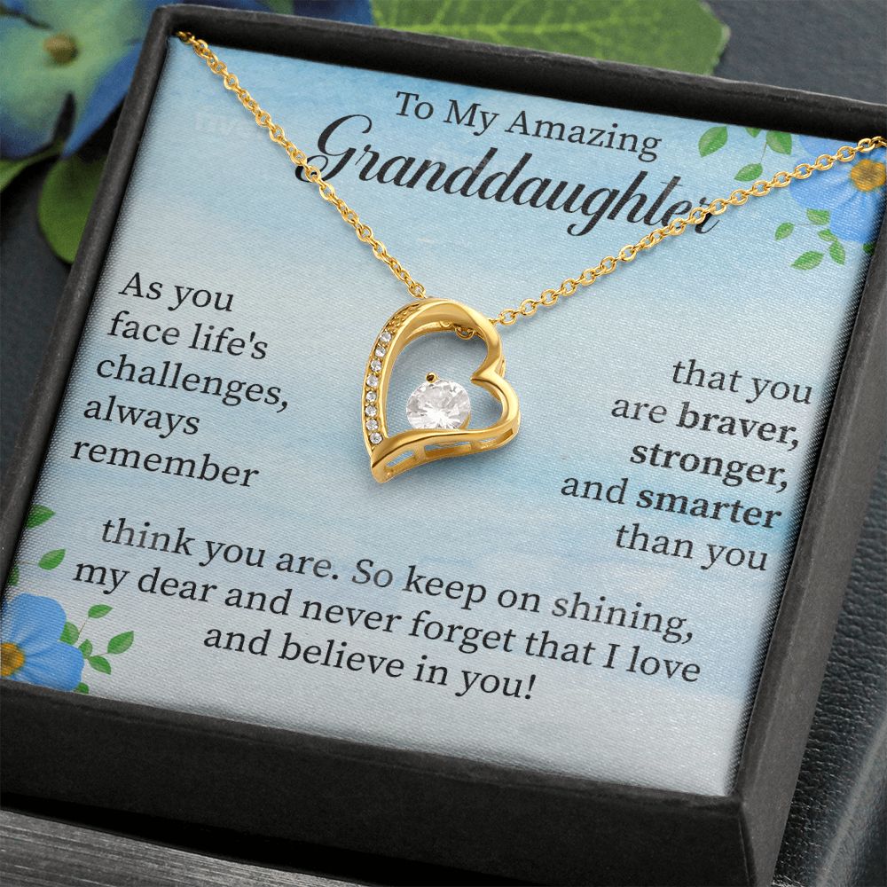 Granddaughter Forever Love Necklace